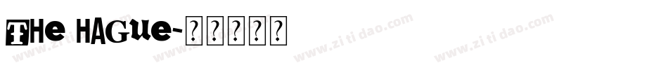 The Hague字体转换